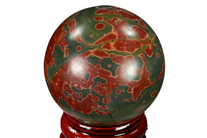Polished Cherry Creek Jasper Sphere - China #116203